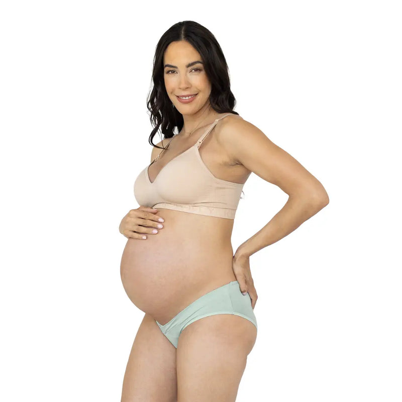  Mama Cotton Womens Under The Bump Maternity Panties Pregnancy  Postpartum Maternity Underwear