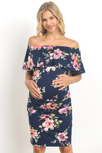 Summer Floral Off The Shoulder - Yo Mama Maternity