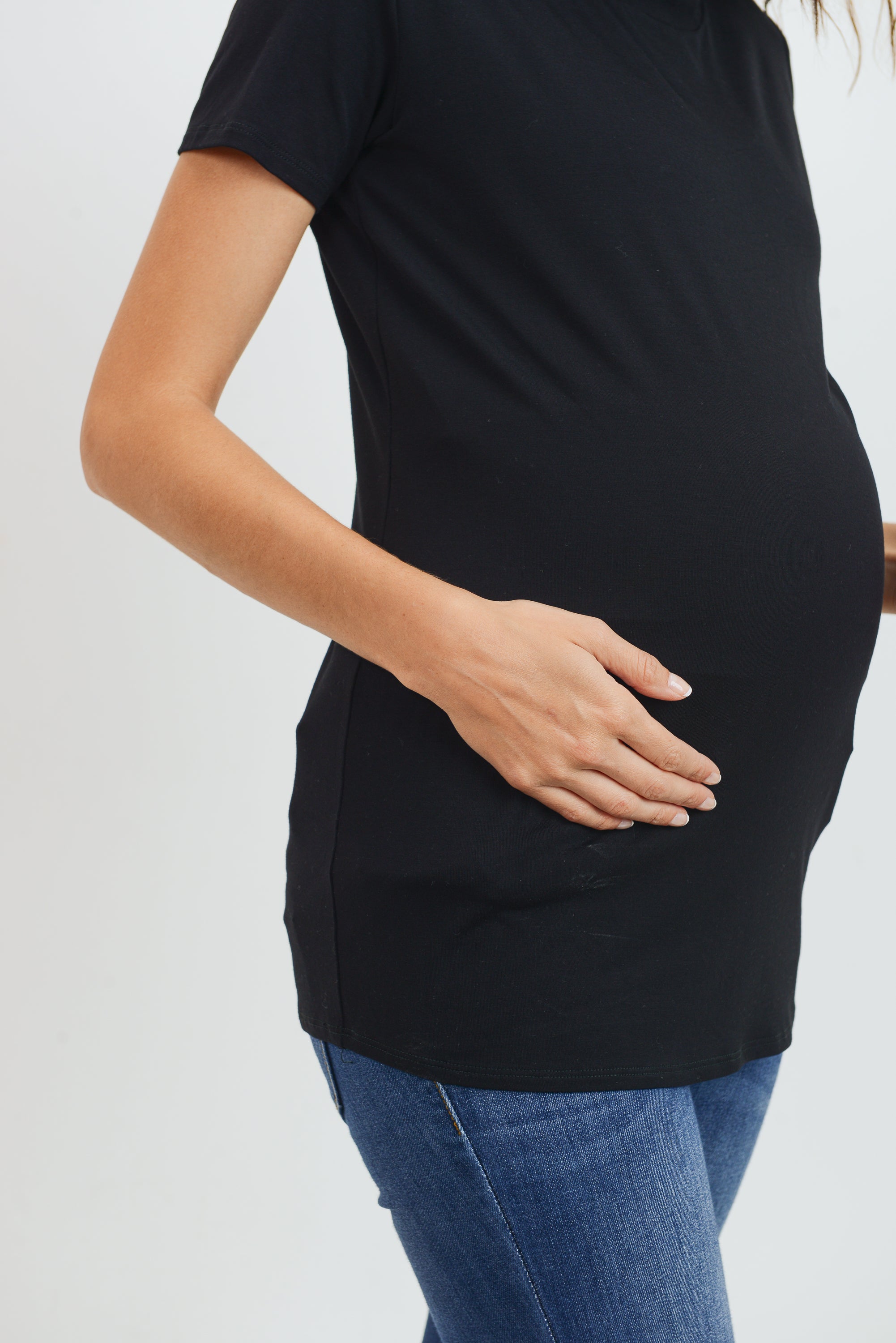 Jersey Scoop Neck Tee - Nursing & Maternity Clothes