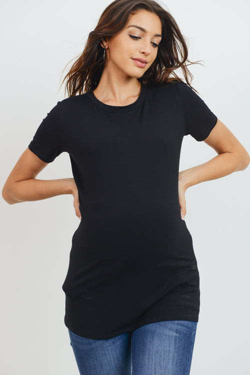 Jersey Scoop Neck Tee - Nursing & Maternity Clothes