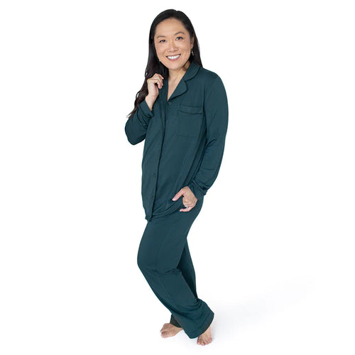Clea Bamboo Classic LS Pajama Set - Yo Mama Maternity