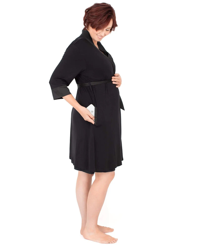 Emmaline Mat & Nursing Robe – Yo Mama Maternity
