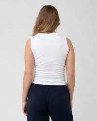 Jodie Ruched Rib Tank - Yo Mama Maternity