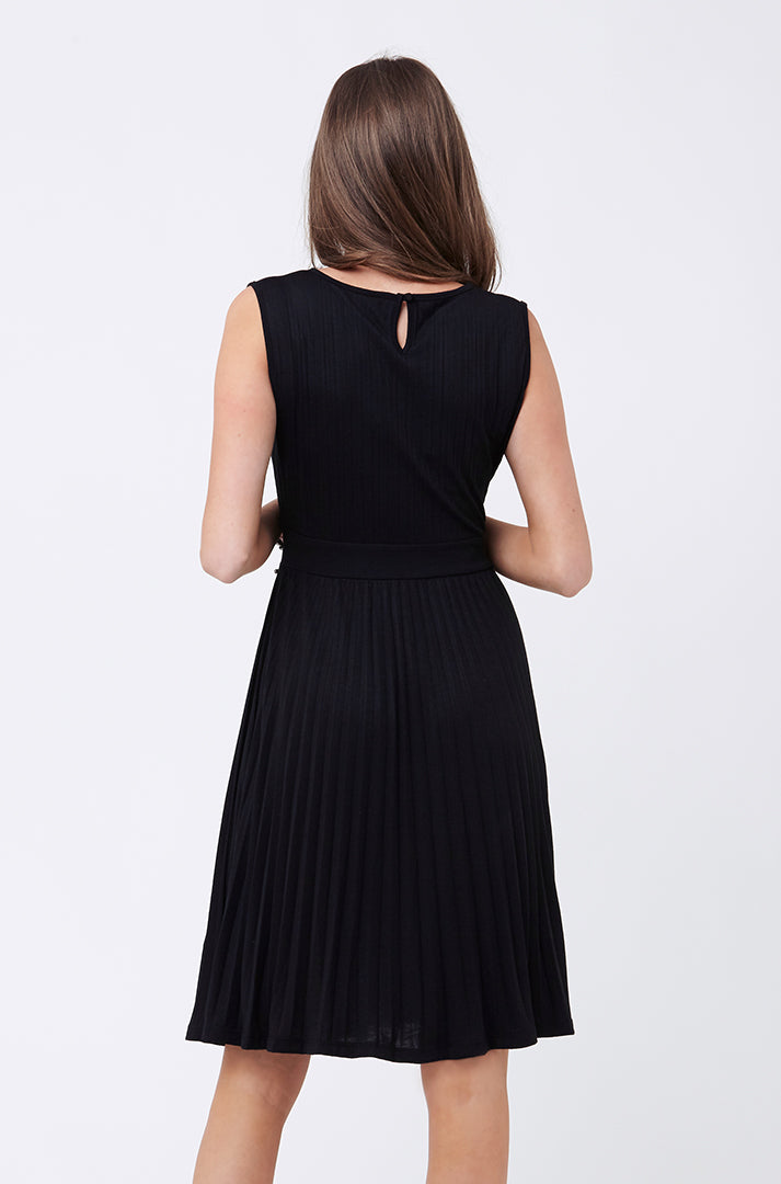 Knife Pleat Dress - Nursing & Maternity Clothes