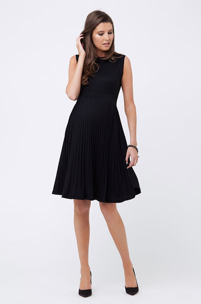 Knife Pleat Dress - Nursing & Maternity Clothes