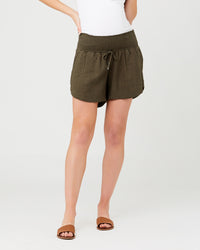 Byron Shirred Short - Yo Mama Maternity
