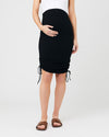 Edie Ruched Ribbed Skirt - Yo Mama Maternity