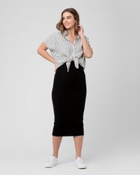 Ada Relaxed Button Down - Yo Mama Maternity