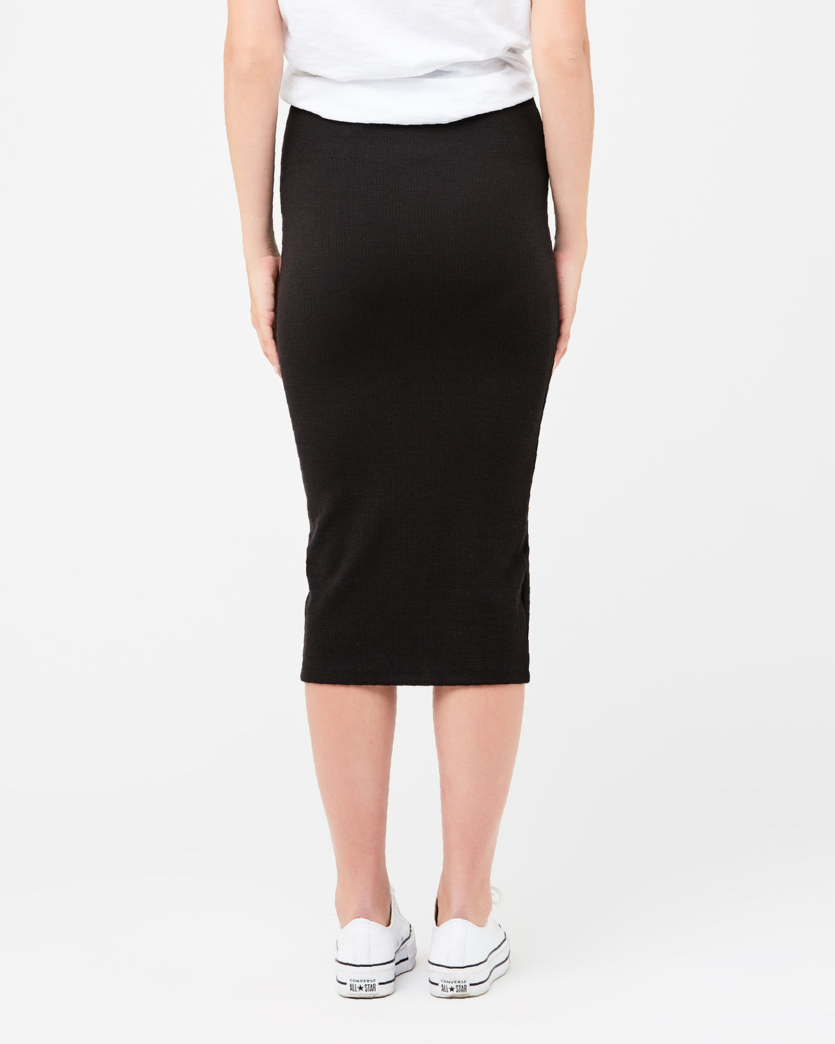 Ribbed Knit Pencil Skirt - Nursing & Maternity Clothes