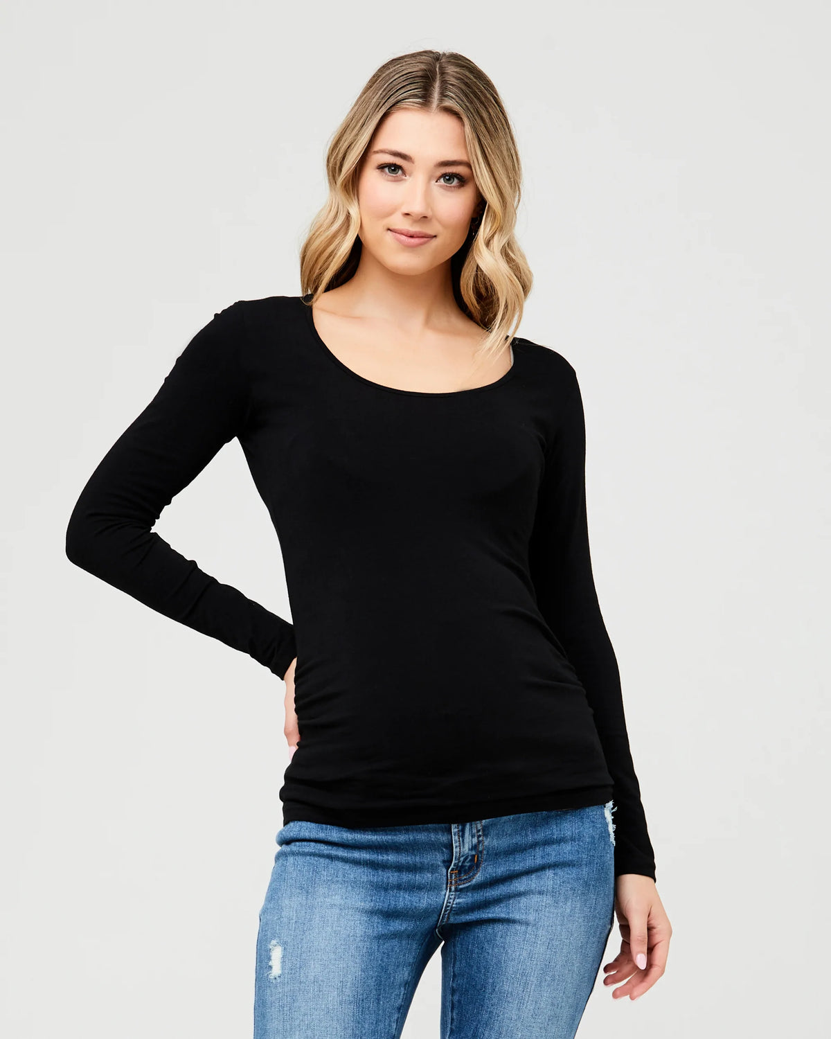 Organic LS Tube Tee - Yo Mama Maternity