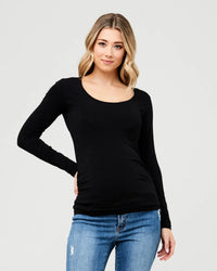 Organic LS Tube Tee - Yo Mama Maternity