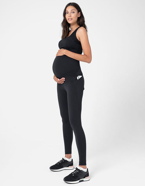 Maternity Yoga Pants Basic Black - Sexy Mama Maternity